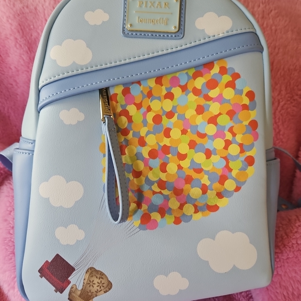 RARE Disney Pixar's UP Loungefly Mini Backpack